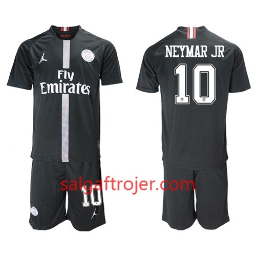 Paris Saint Germain Fodboldtrøjer Neymar Jr 10 Jodan Sort Børn 3. sæt 2018/19 Kort ærmer Paris Saint Germain Fodboldtrøjer Neymar Jr 10 Jodan Sort Børn 3. sæt 2018/19 Kort ærmer